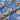 Floral fabric pattern on a blue background