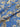 Floral fabric pattern on a blue background
