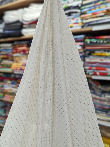 Whisper Dot Silk-blend Tafetta, with Lurex